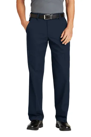 Red Kap Herren Hose mit elastischem Einsatz, knitterfrei und mit Tasche - Marineblau