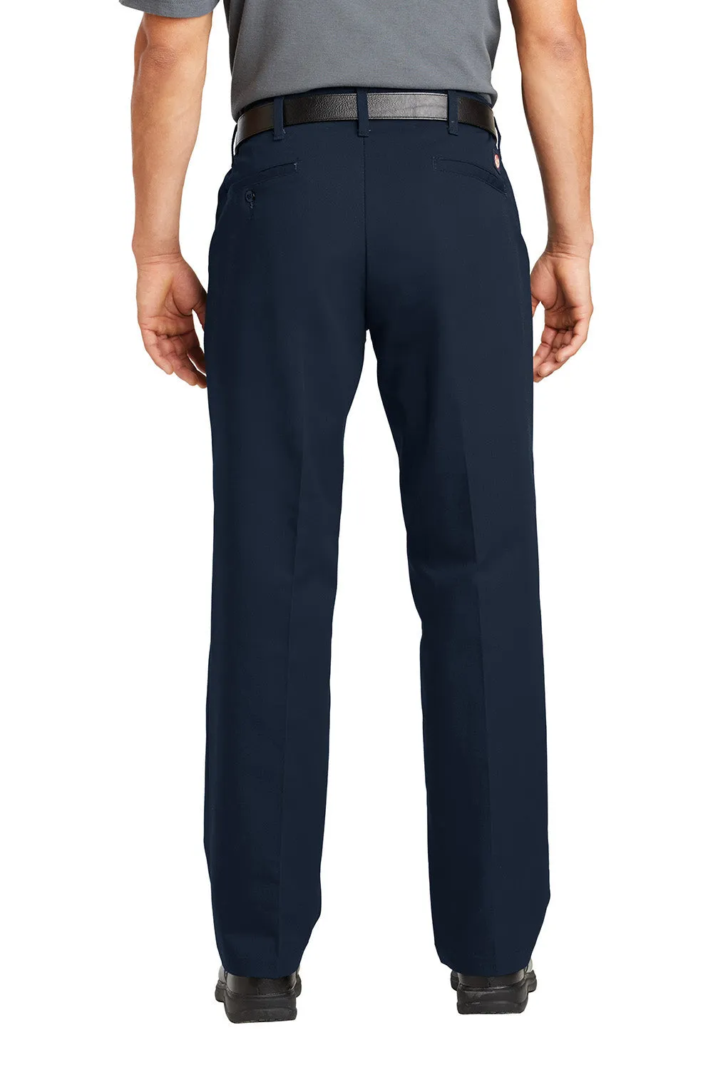 Red Kap Herren Hose mit elastischem Einsatz, knitterfrei und mit Tasche - Marineblau