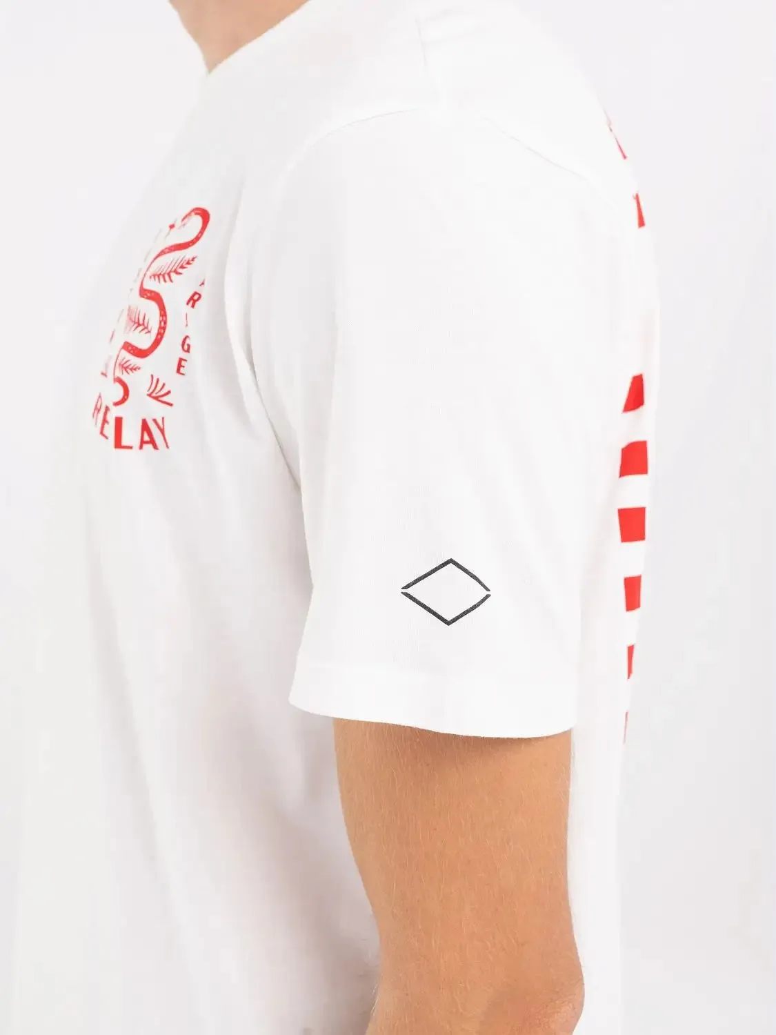 Replay M6836 T-Shirt mit Rückendruck
