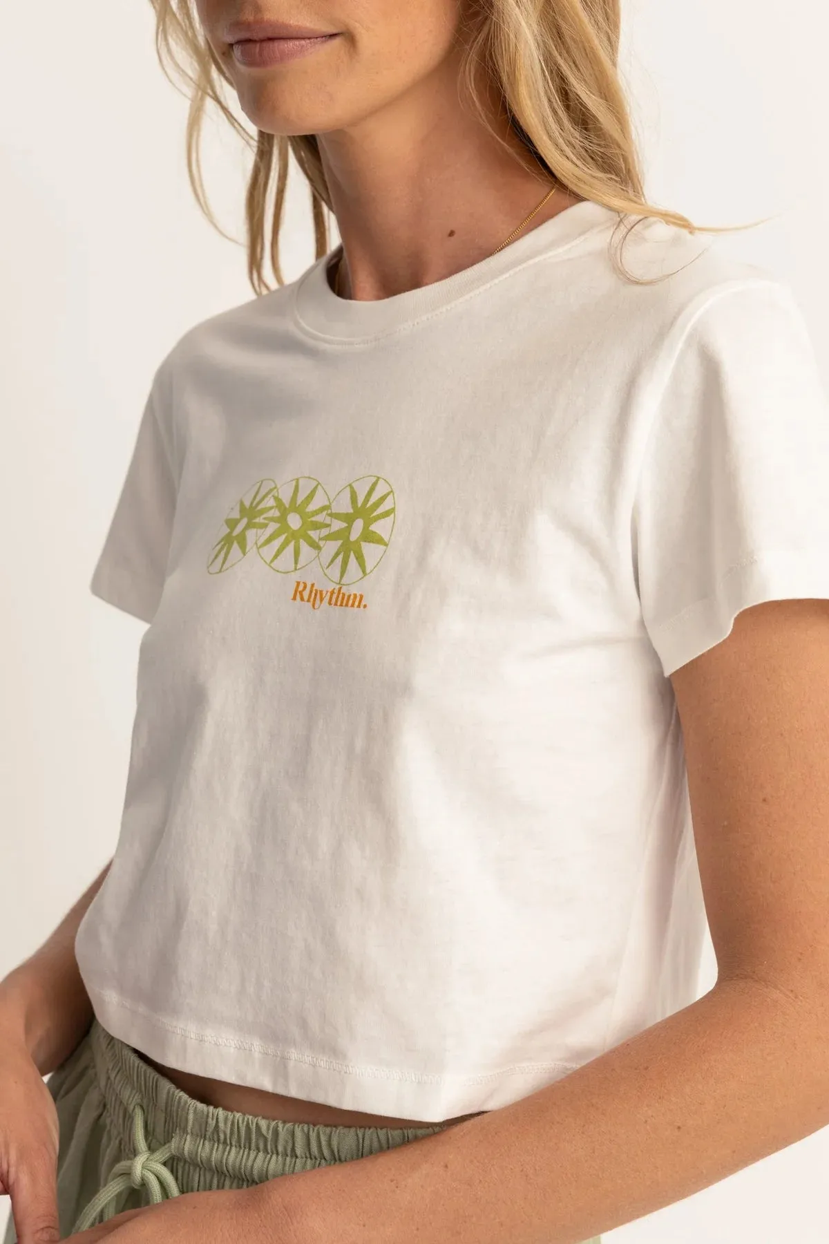 RHYTHM Horizon Vintage Crop Crew T-Shirt