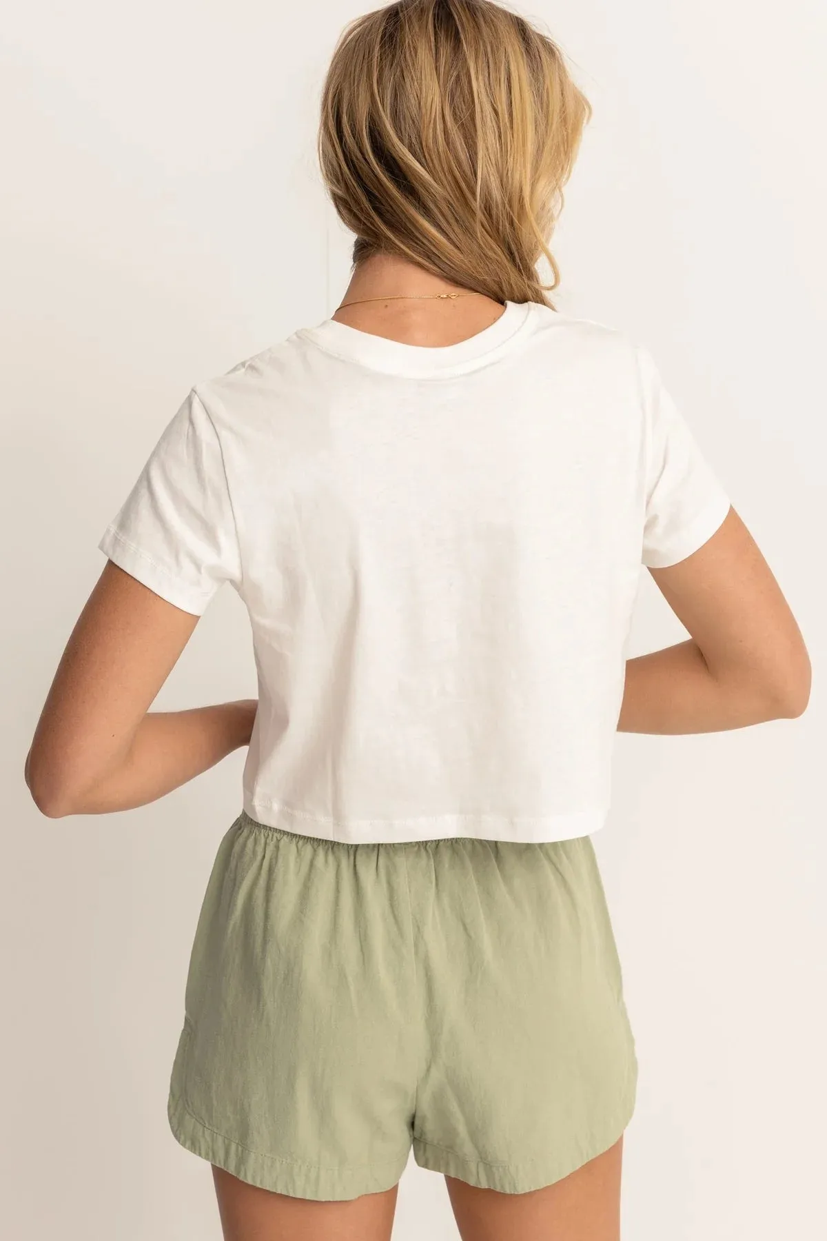 RHYTHM Horizon Vintage Crop Crew T-Shirt