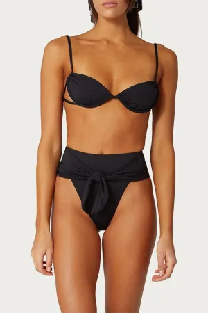 Riviera Bikini-Unterteil in Schwarz