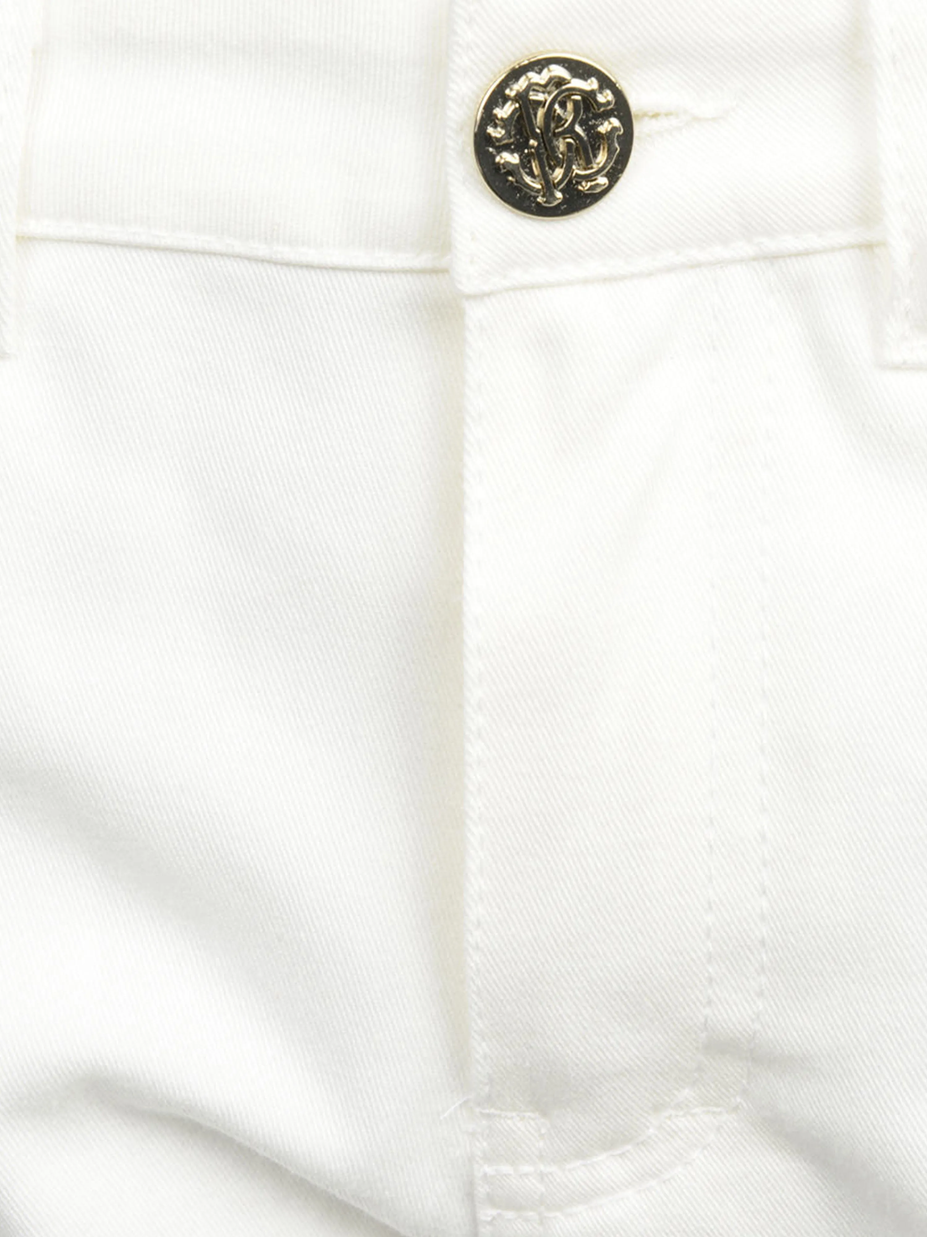 Roberto Cavalli Girls & Leoparden-Gabardine-Hose