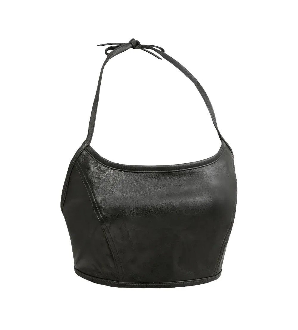 Roxy Fashion Leder-Haltertop von Whet Blu