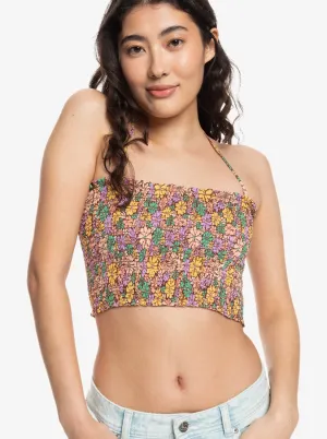 Roxy Warm Waters Bedrucktes Tanktop-Root Beer