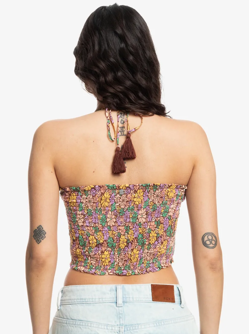 Roxy Warm Waters Bedrucktes Tanktop-Root Beer