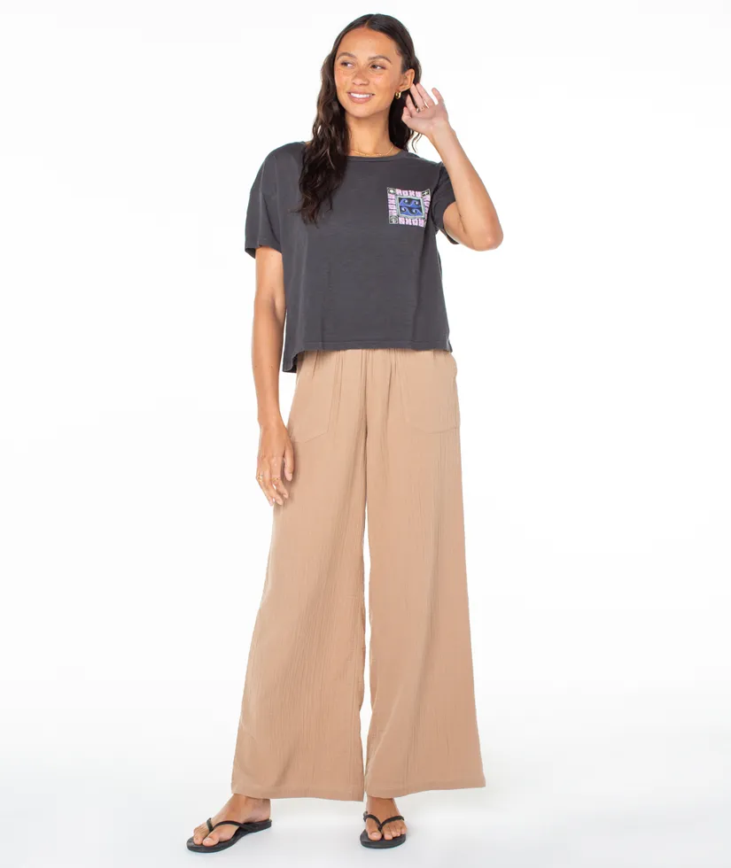 Roxy Wave Block T-Shirt-Phantom