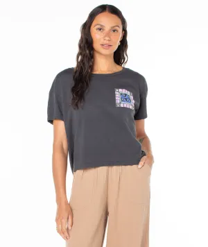 Roxy Wave Block T-Shirt-Phantom