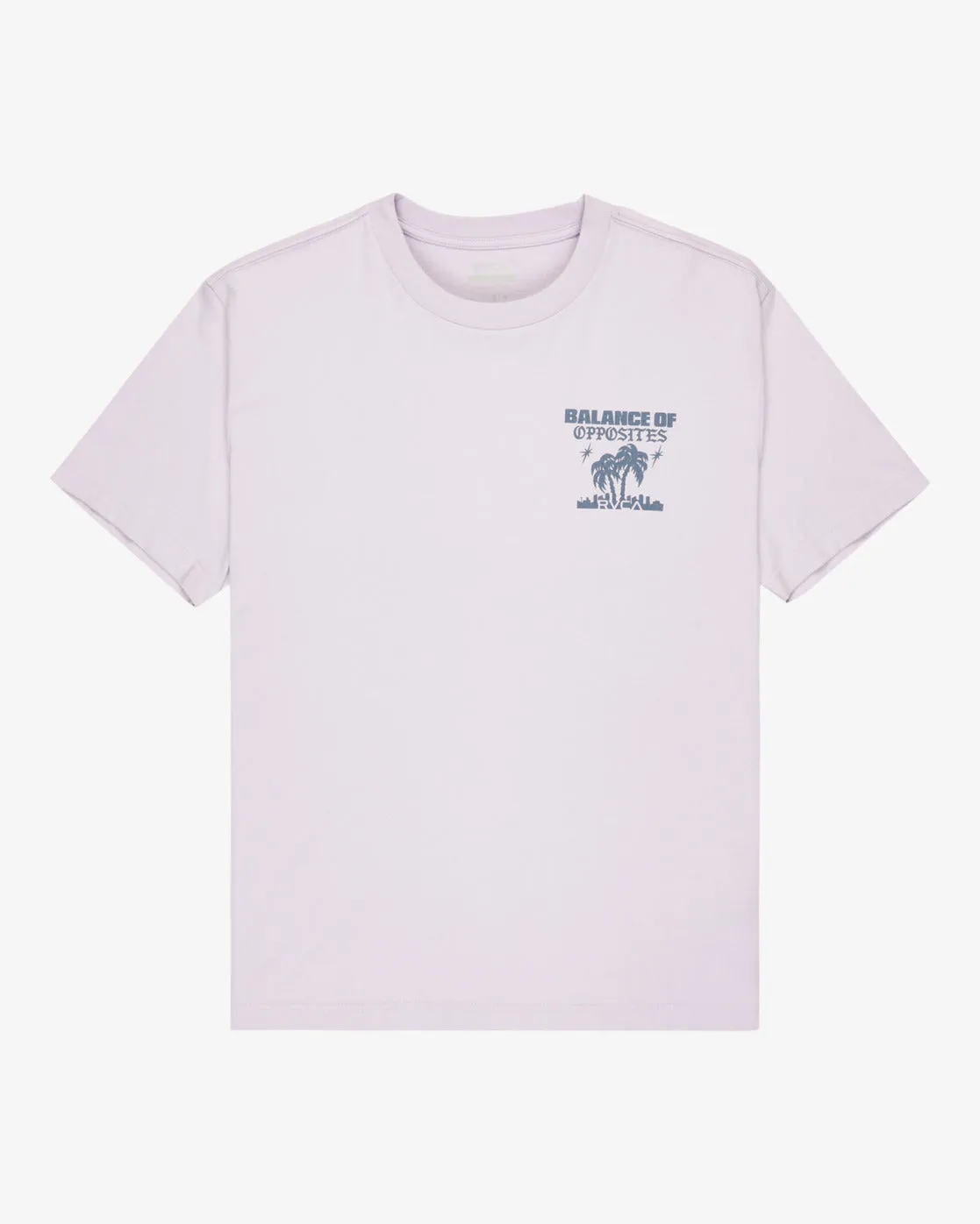 RVCA Herren After Hours T-Shirt - Pastell Lila