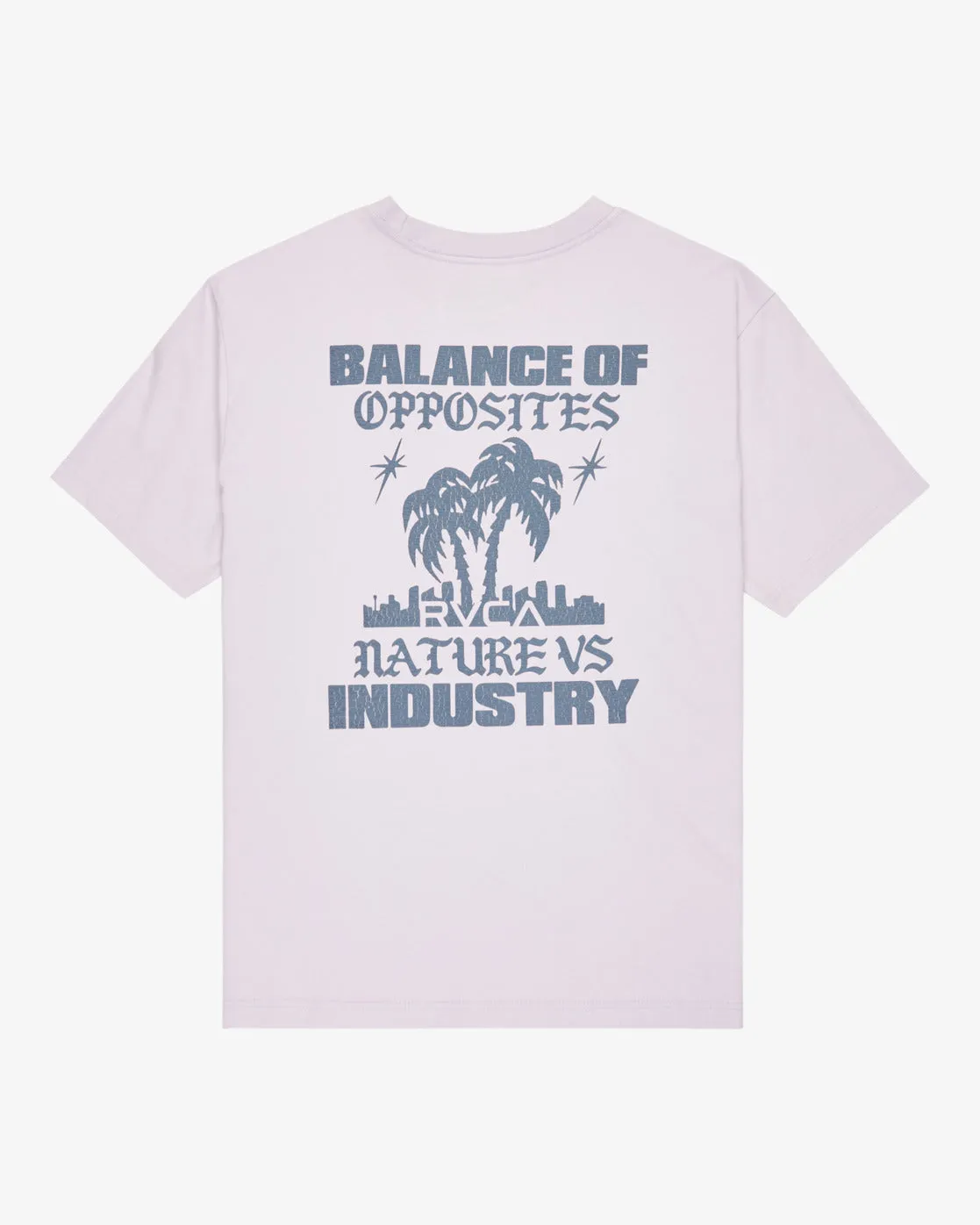 RVCA Herren After Hours T-Shirt - Pastell Lila
