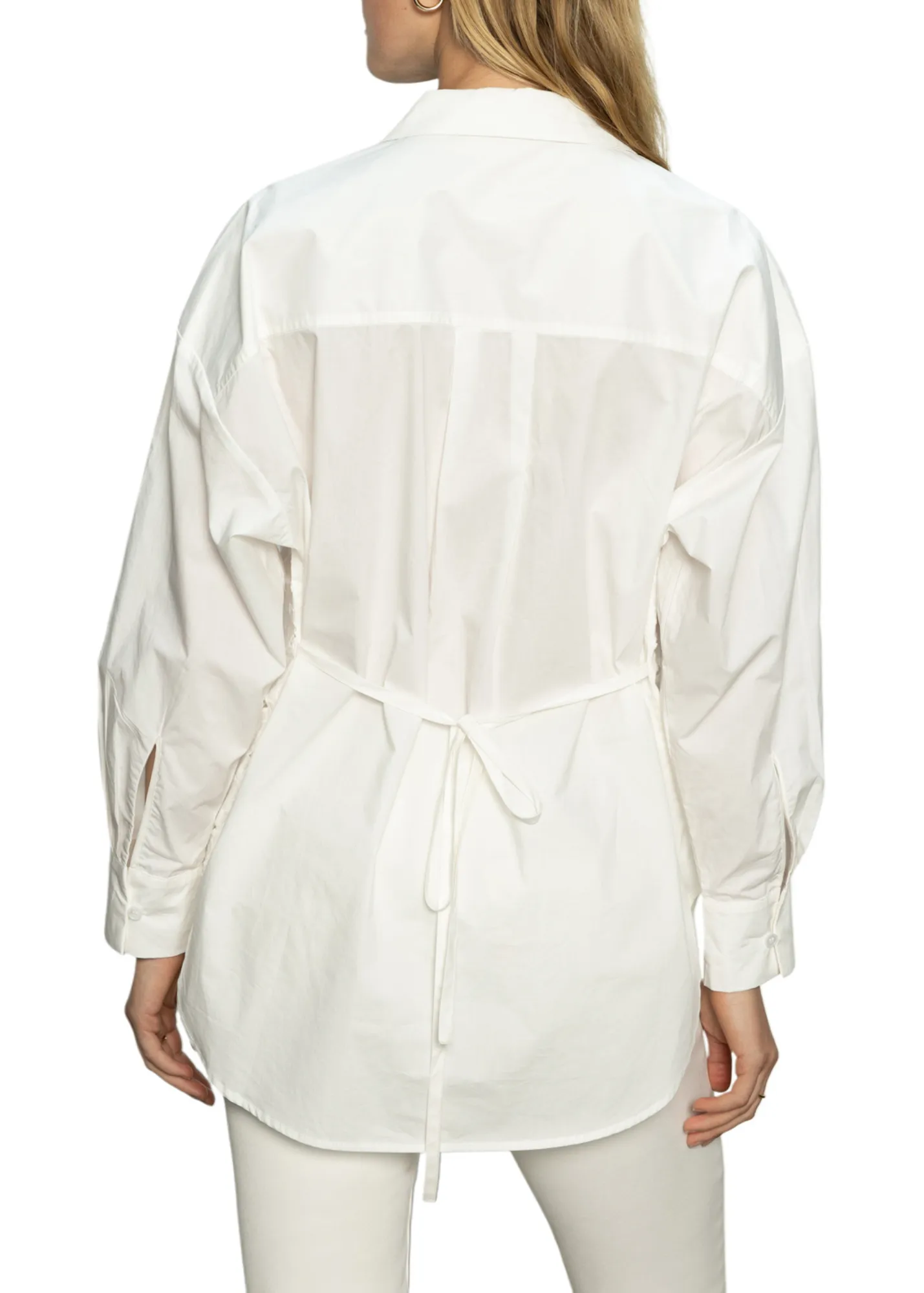 Sanctuary Clothing Spitzen Boyfriend Hemd mit Rückenbindung