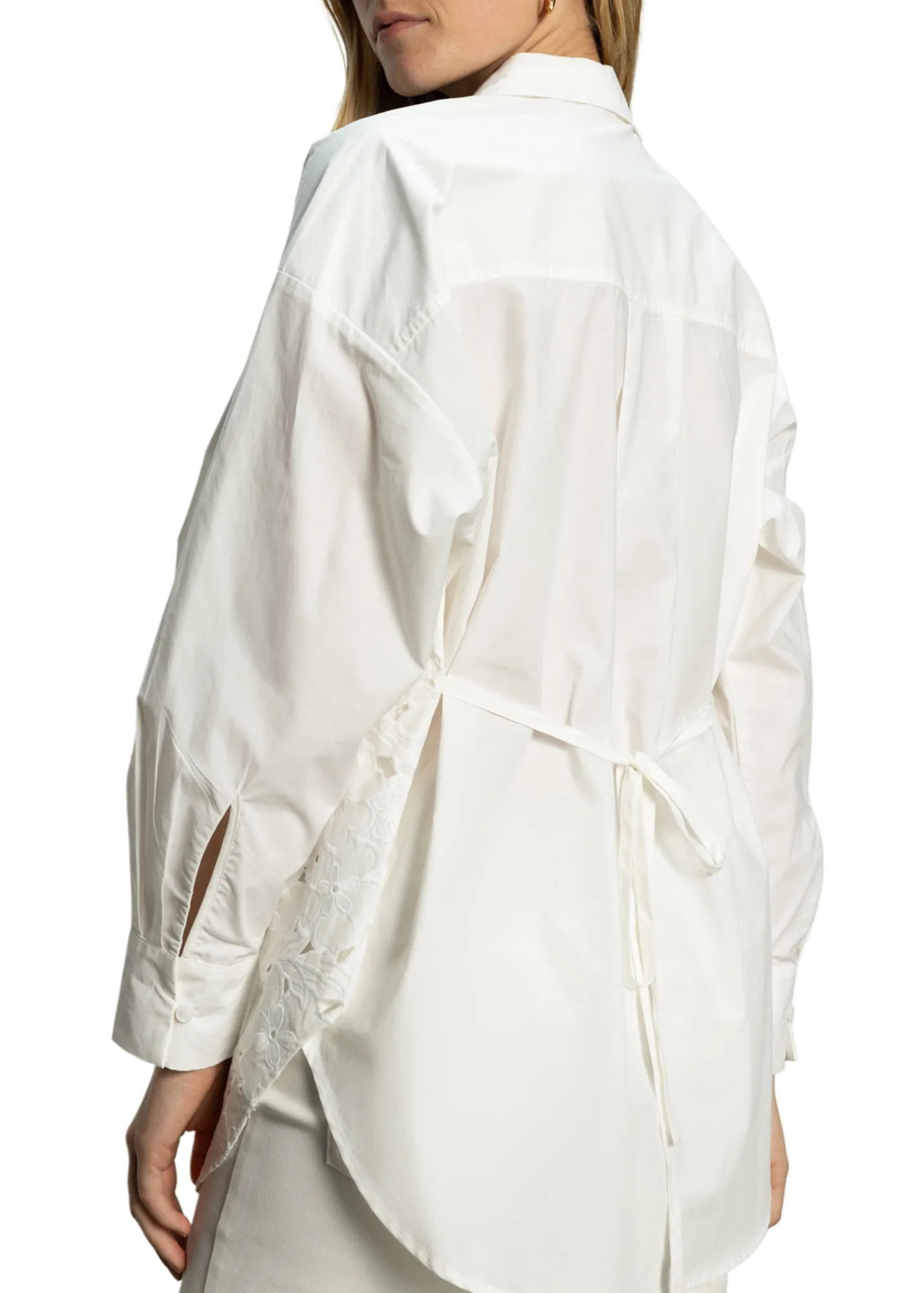 Sanctuary Clothing Spitzen Boyfriend Hemd mit Rückenbindung