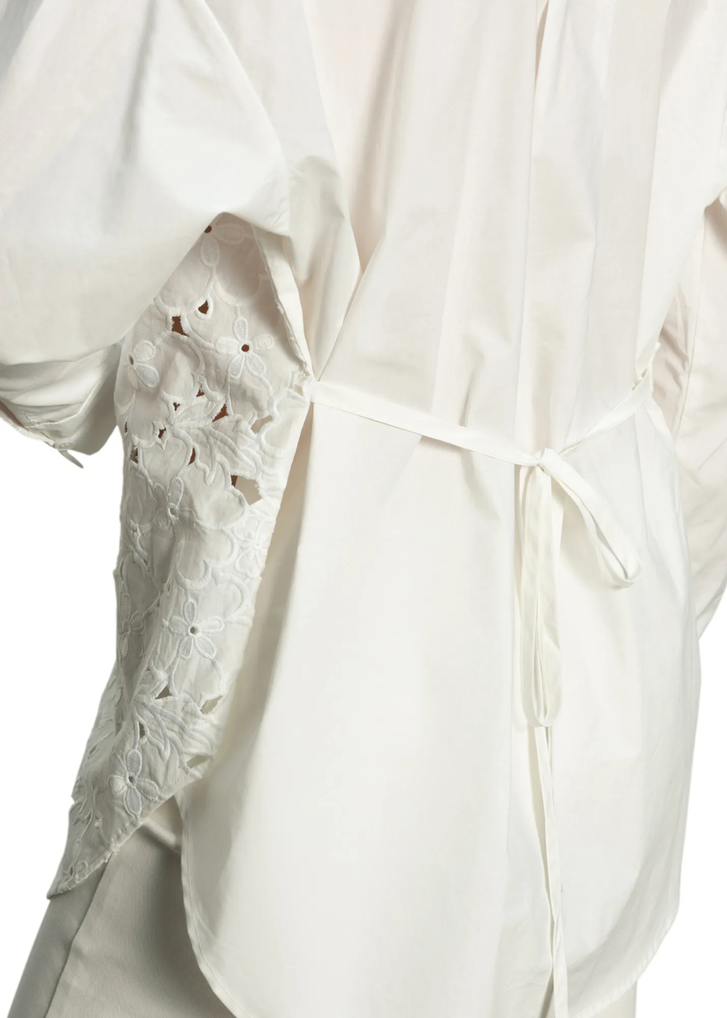 Sanctuary Clothing Spitzen Boyfriend Hemd mit Rückenbindung