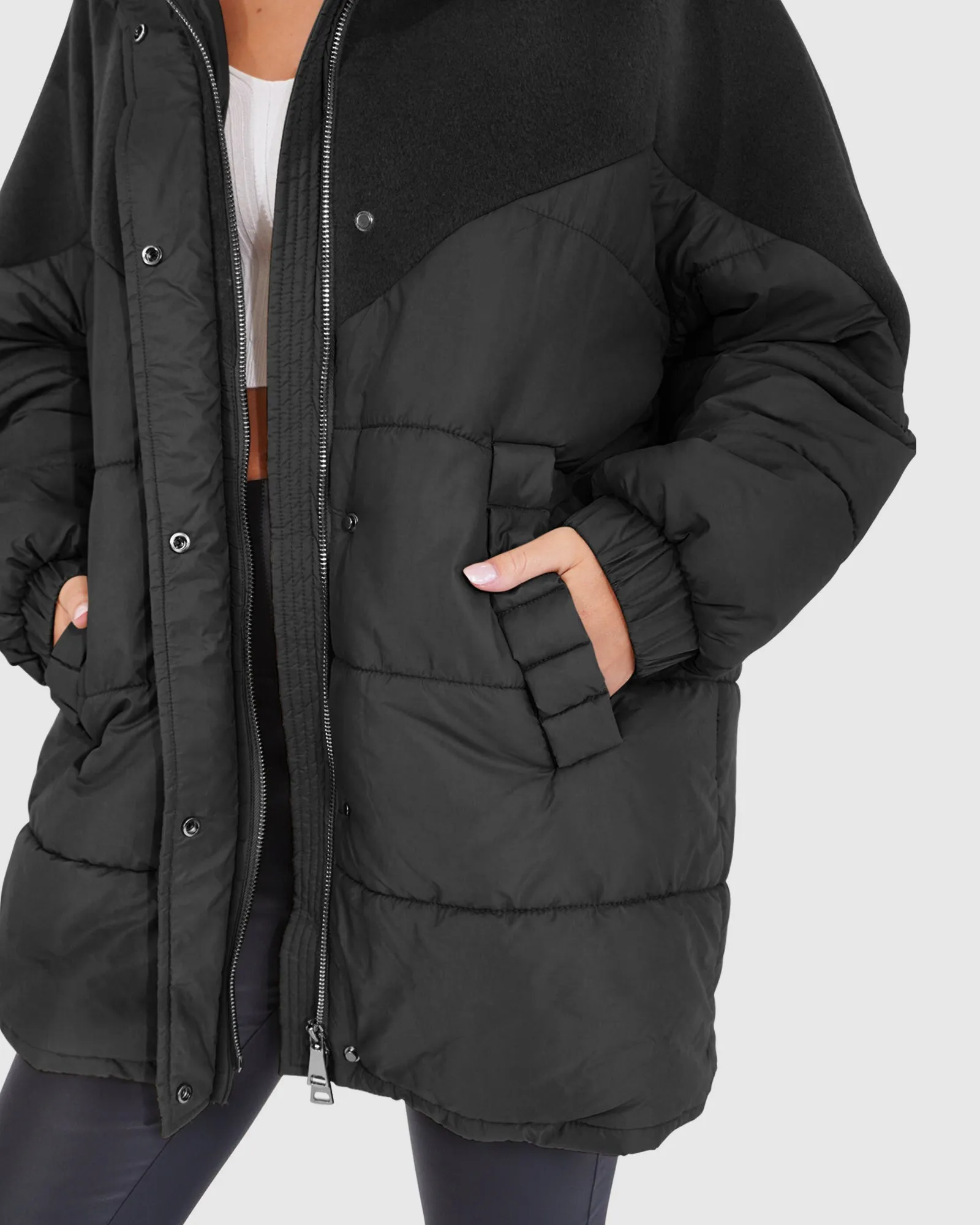 Say It Again Steppjacke - Schwarz