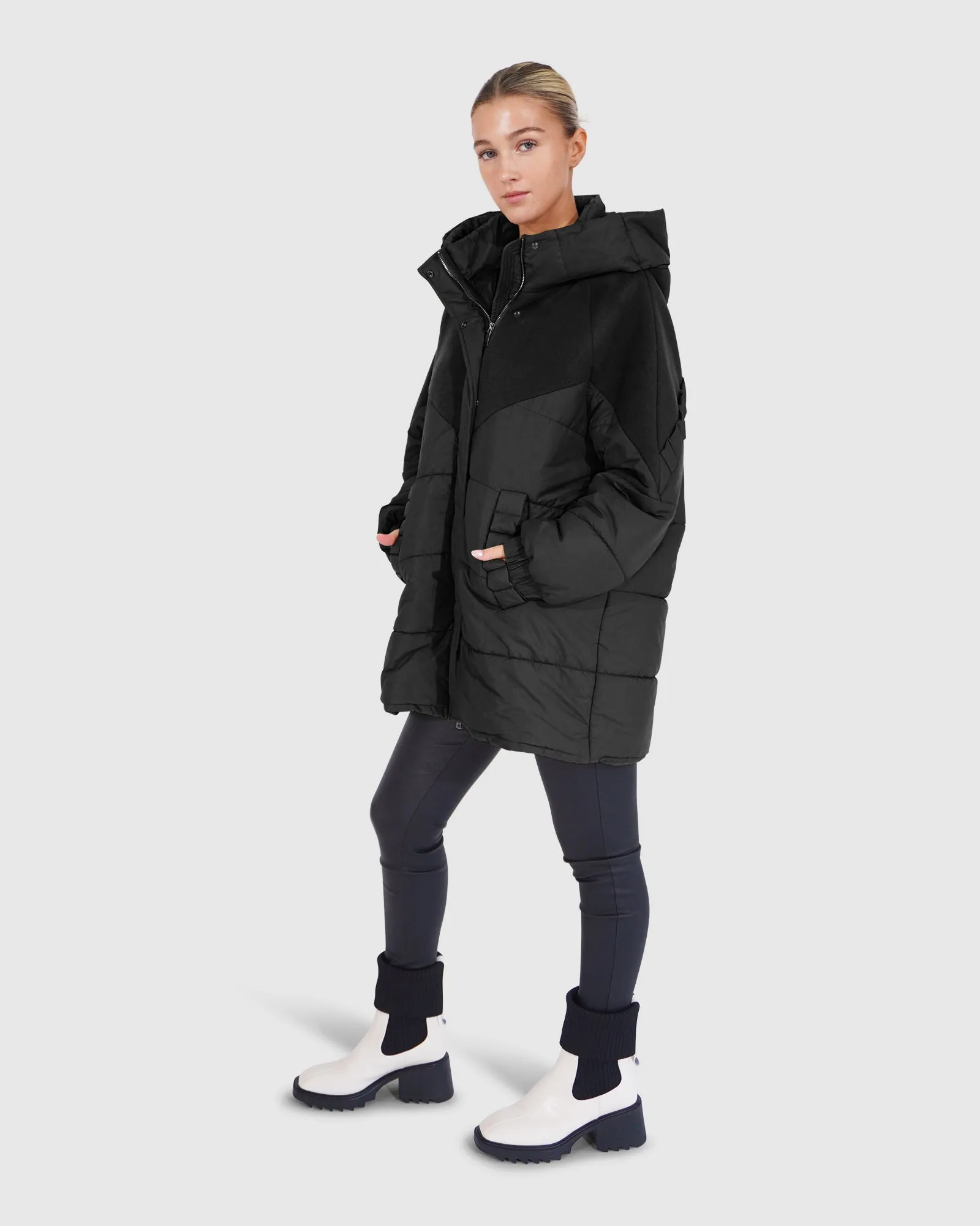Say It Again Steppjacke - Schwarz