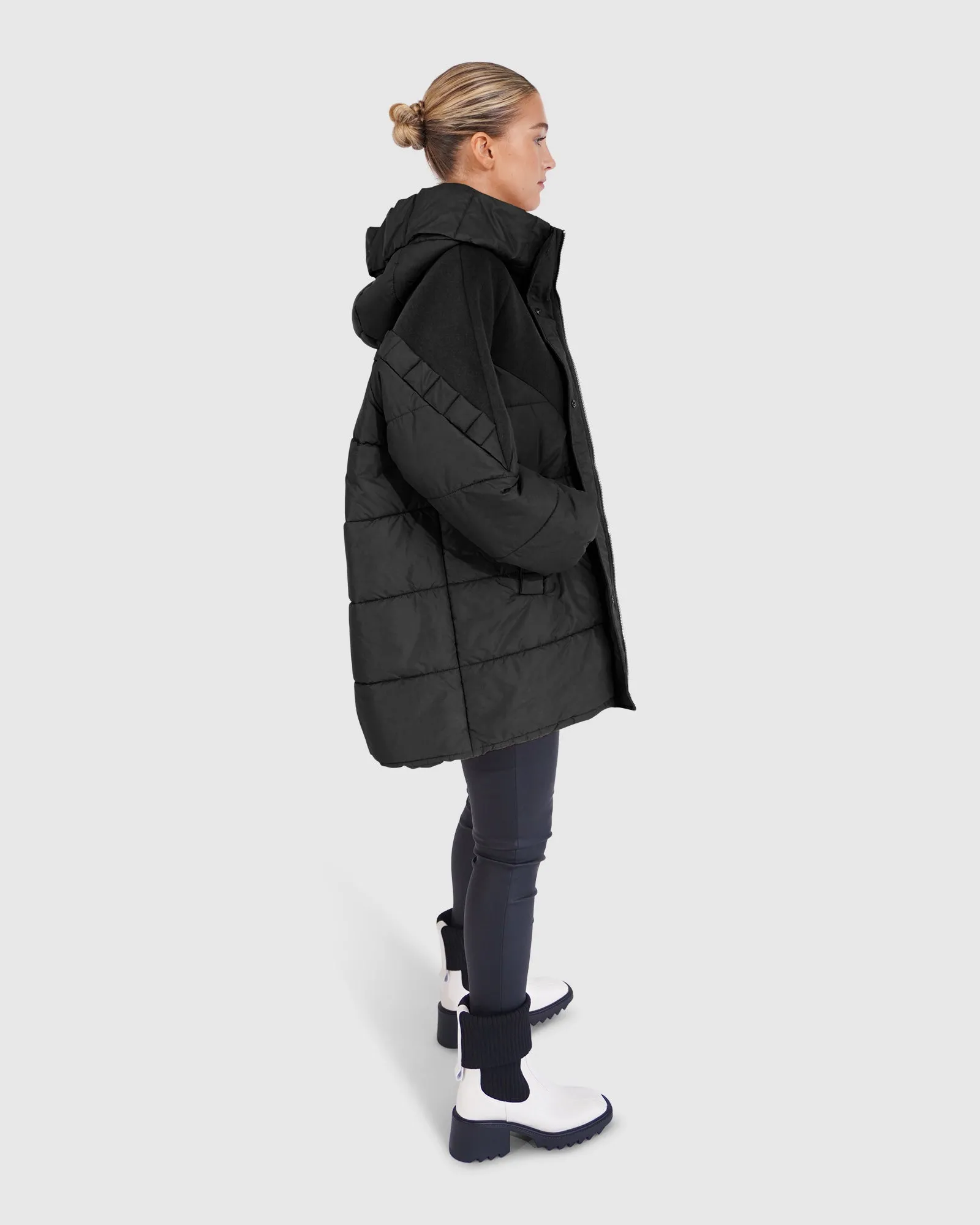 Say It Again Steppjacke - Schwarz