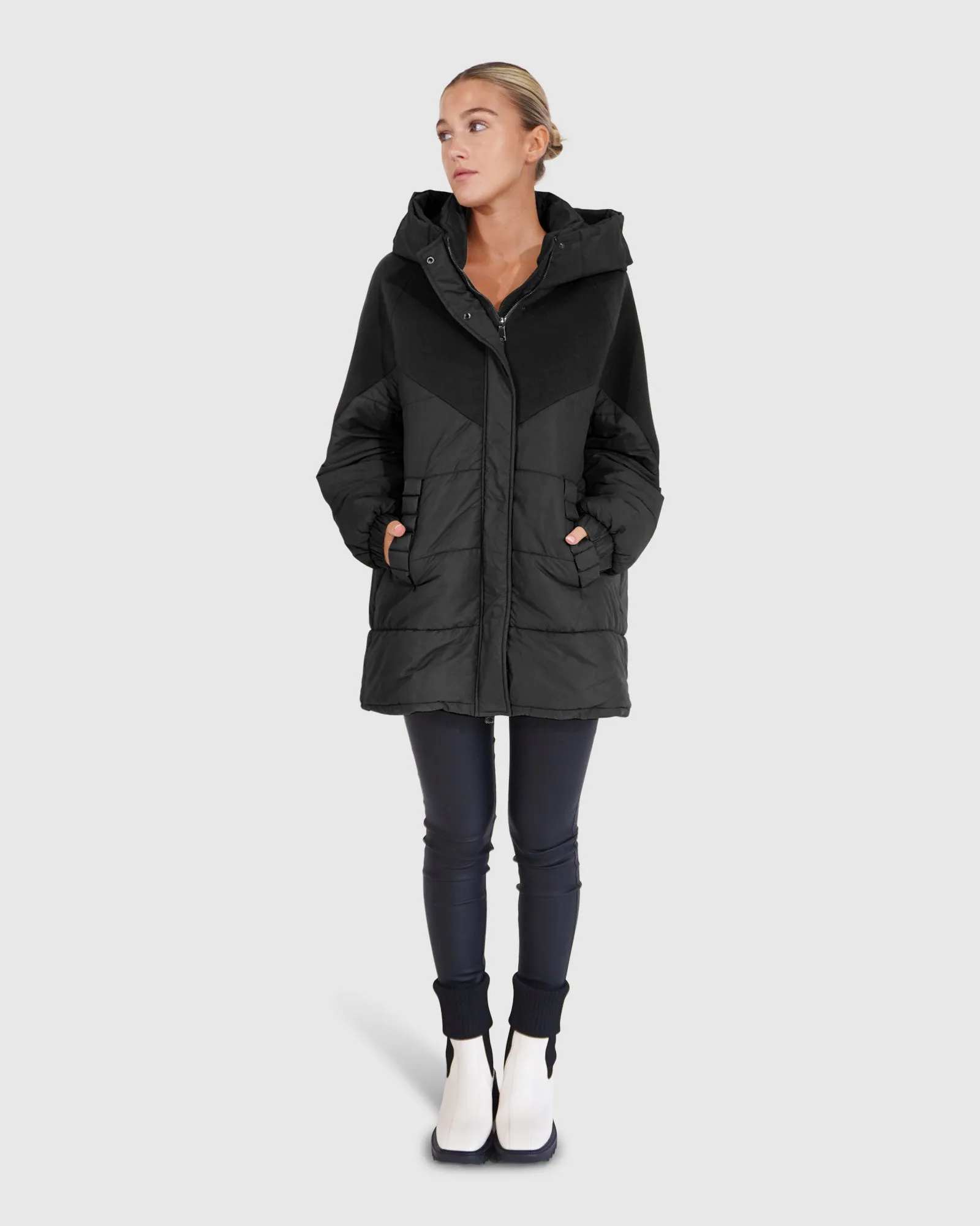 Say It Again Steppjacke - Schwarz