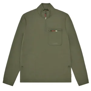 Sealskinz Bunwell Halbzipfelfunnelpullover Olive