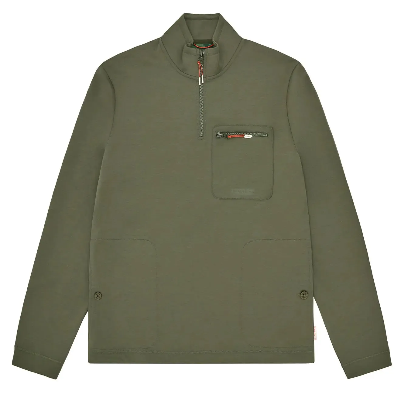 Sealskinz Bunwell Halbzipfelfunnelpullover Olive