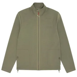 Sealskinz Tibenham wasserabweisender Sweatshirt mit Vollreißverschluss Grün