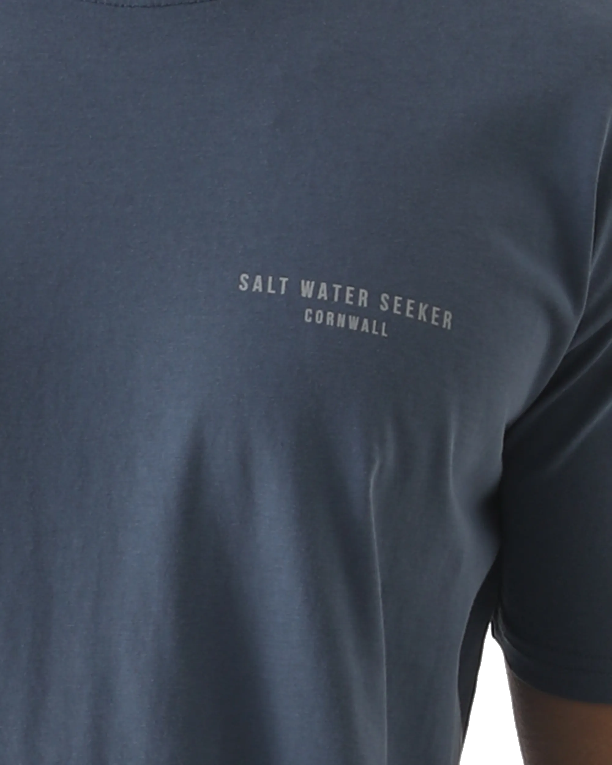 Set aus T-Shirt in Verblasstem Blau