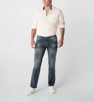 Silver Allan Classic Fit Gerade Bein