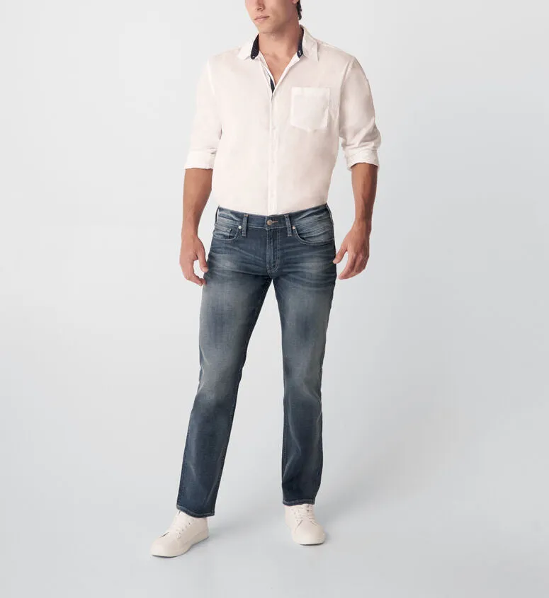 Silver Allan Classic Fit Gerade Bein