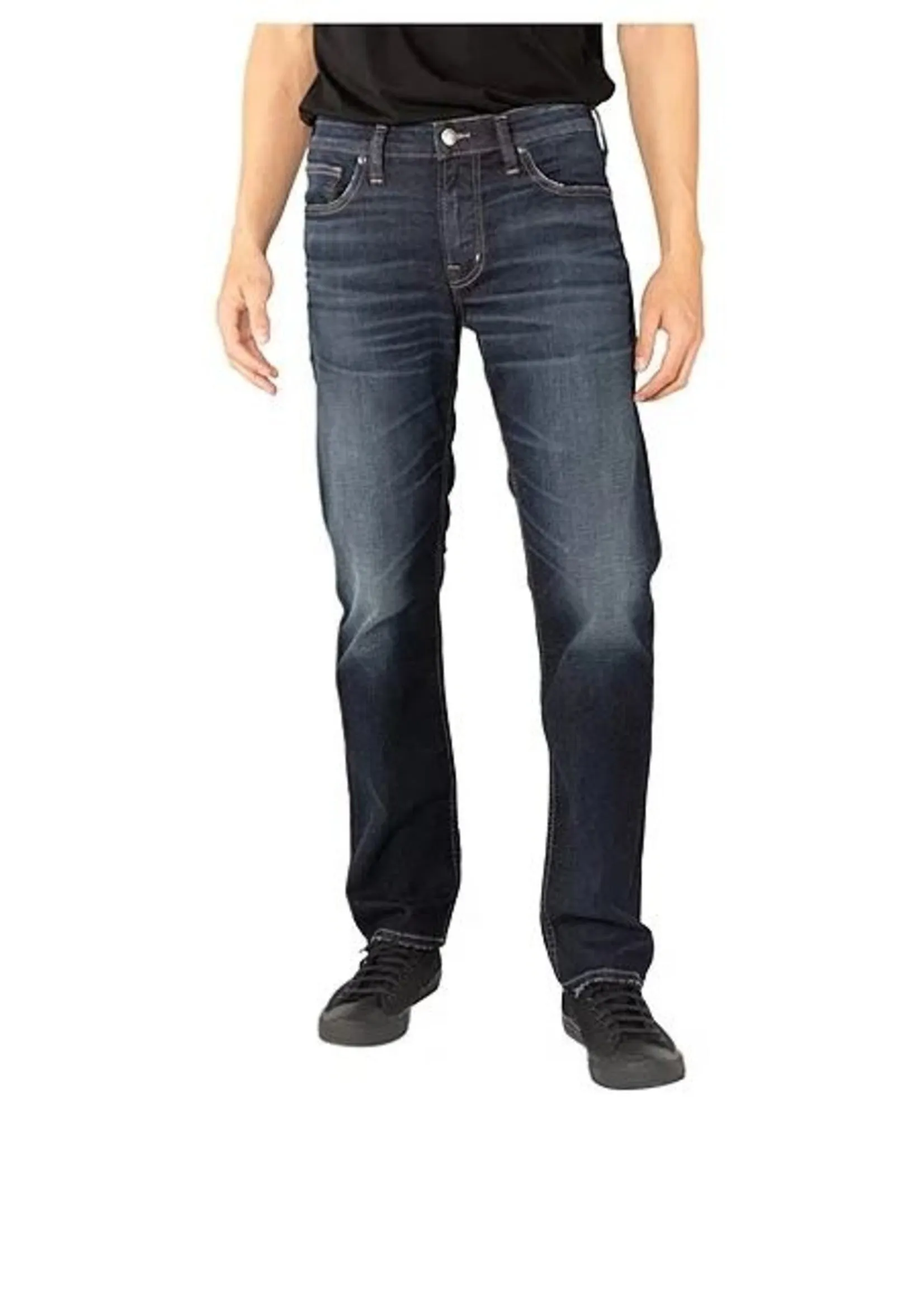 Silver Allan Classic Fit Gerade Bein