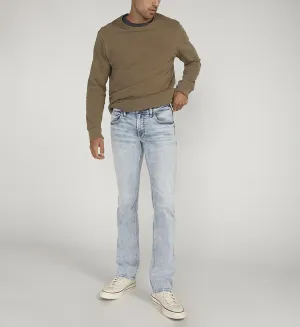 Silberner Allan Slim Fit Gerade Bein