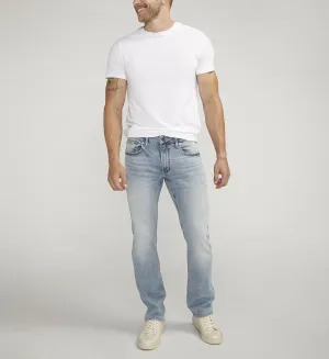 Silberner Allan Slim Fit Gerade Bein