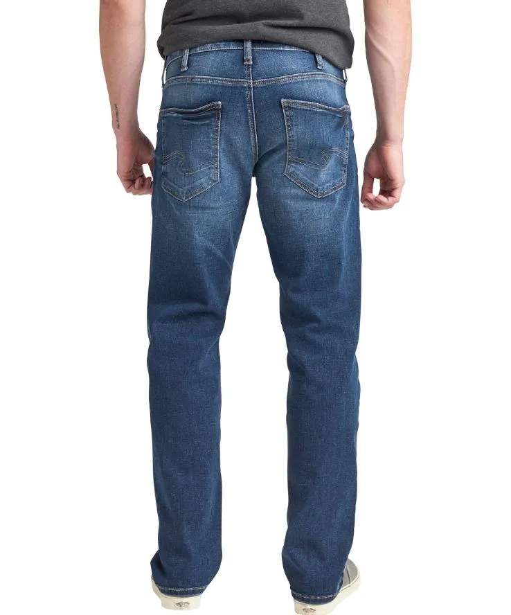 Silver Eddie Athletic Fit Verjüngtes Bein