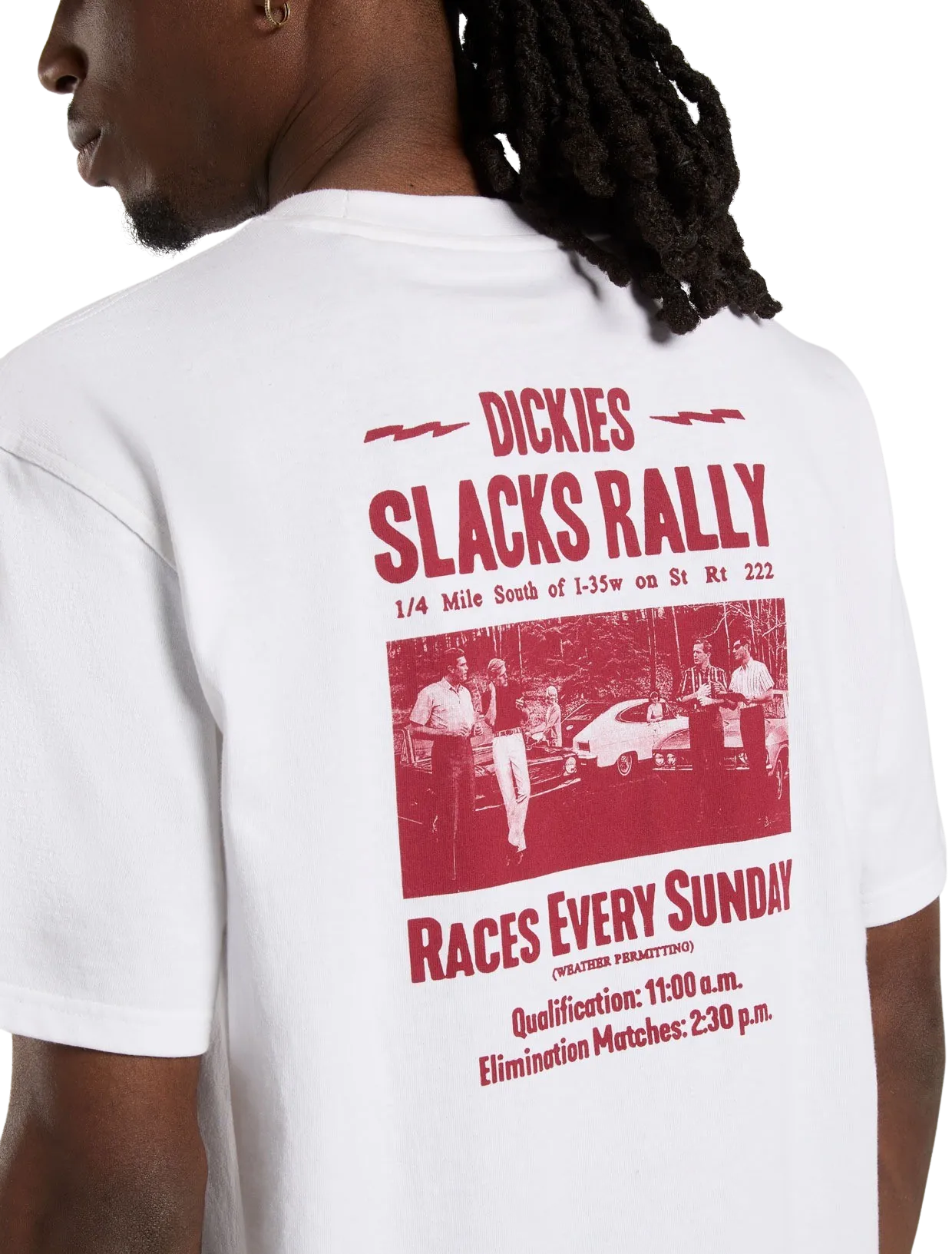 Slacks Rally T-Shirt in Weiß