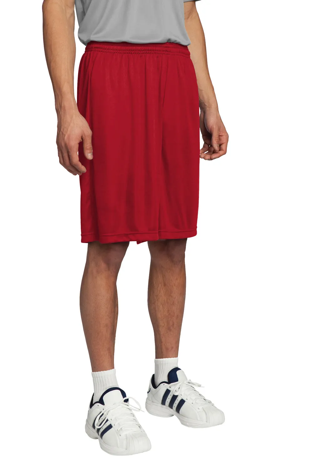 Sport-Tek Herren Competitor Feuchtigkeitstransportierende Shorts - Echtes Rot