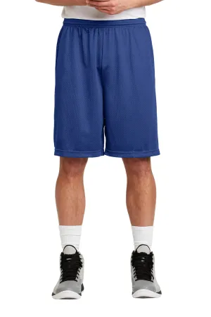 Sport-Tek Herren Feuchtigkeitstransportierende Classic Mesh Lange Shorts - Echtes Königsblau - Ausverkauf