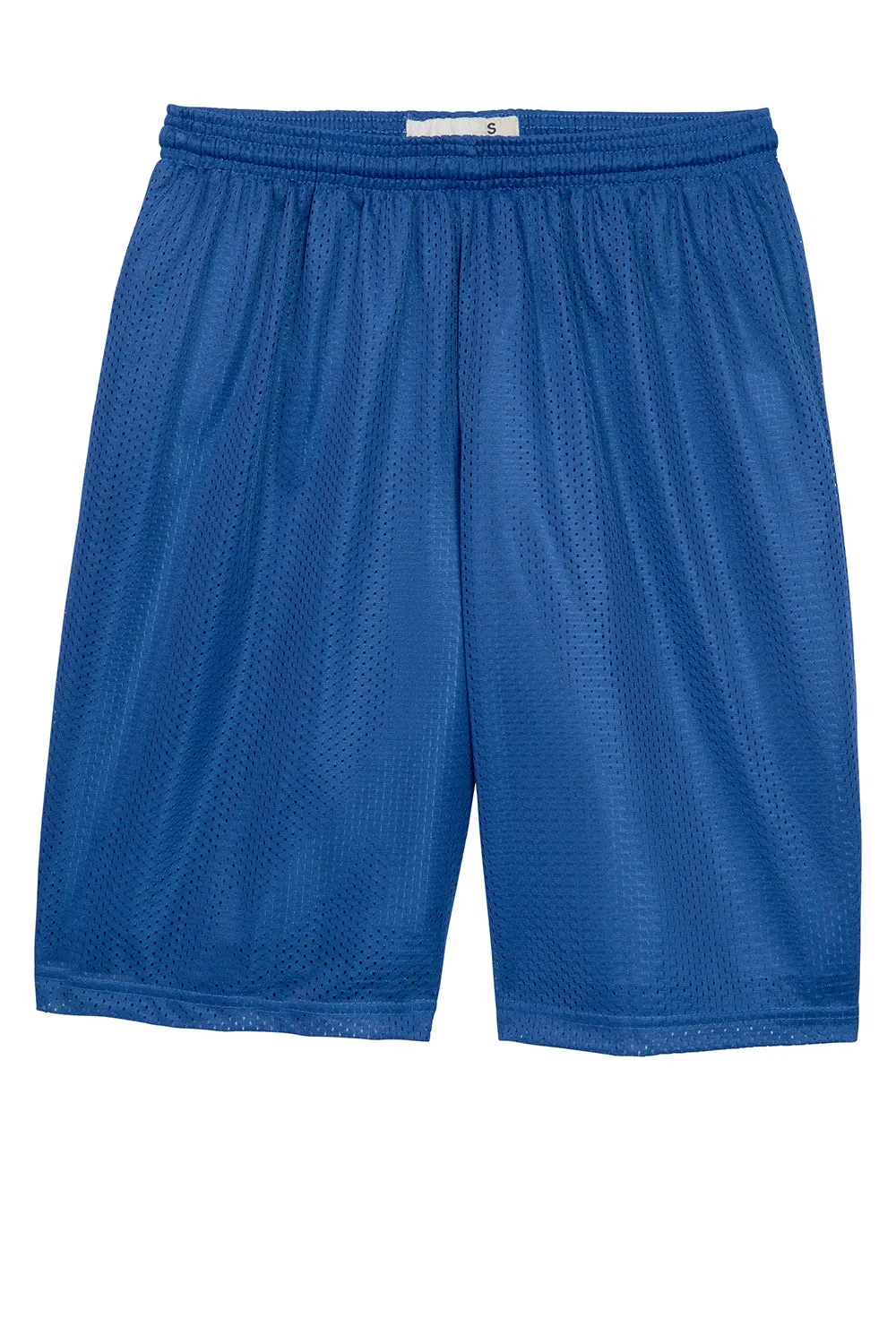 Sport-Tek Herren Feuchtigkeitstransportierende Classic Mesh Lange Shorts - Echtes Königsblau - Ausverkauf
