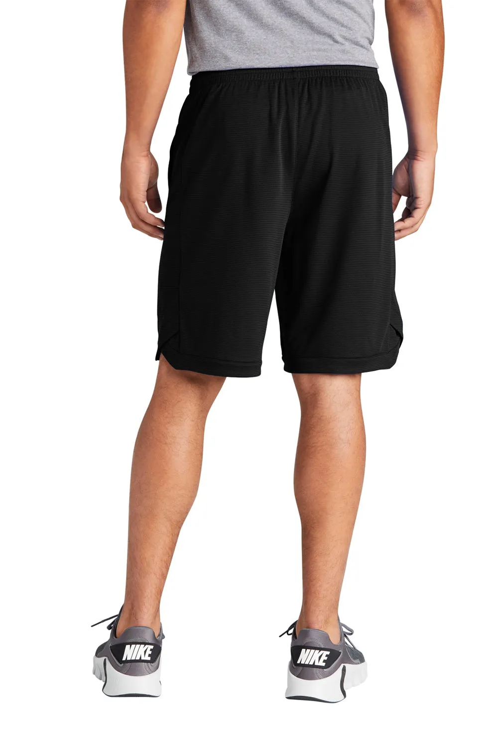 Sport-Tek Herren Position PosiCharge Shorts mit Taschen - Schwarz