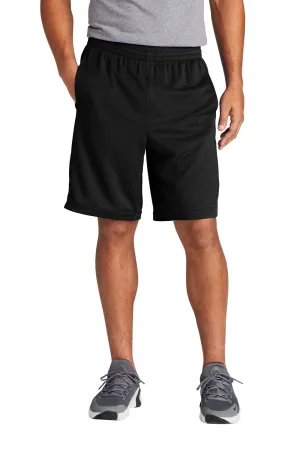 Sport-Tek Herren Position PosiCharge Shorts mit Taschen - Schwarz