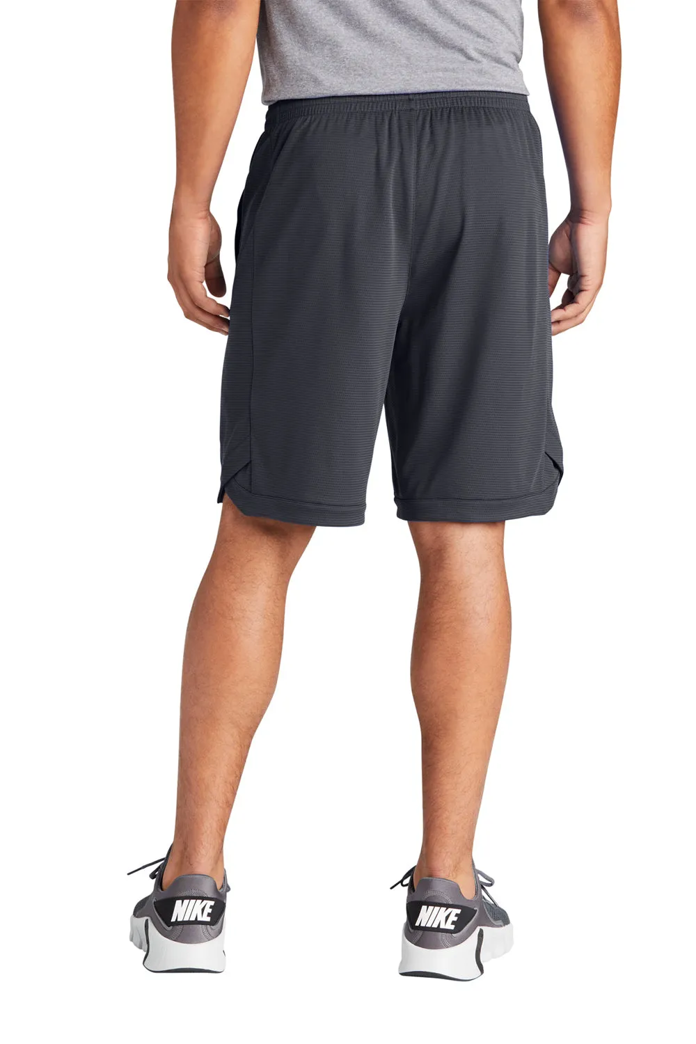 Sport-Tek Herren Position PosiCharge Shorts mit Taschen - Graugrau