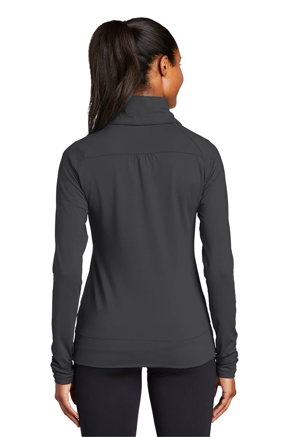 Sport-Tek Damen Sport-Wick Feuchtigkeitstransportierende Reißverschlussjacke - Anthrazitgrau