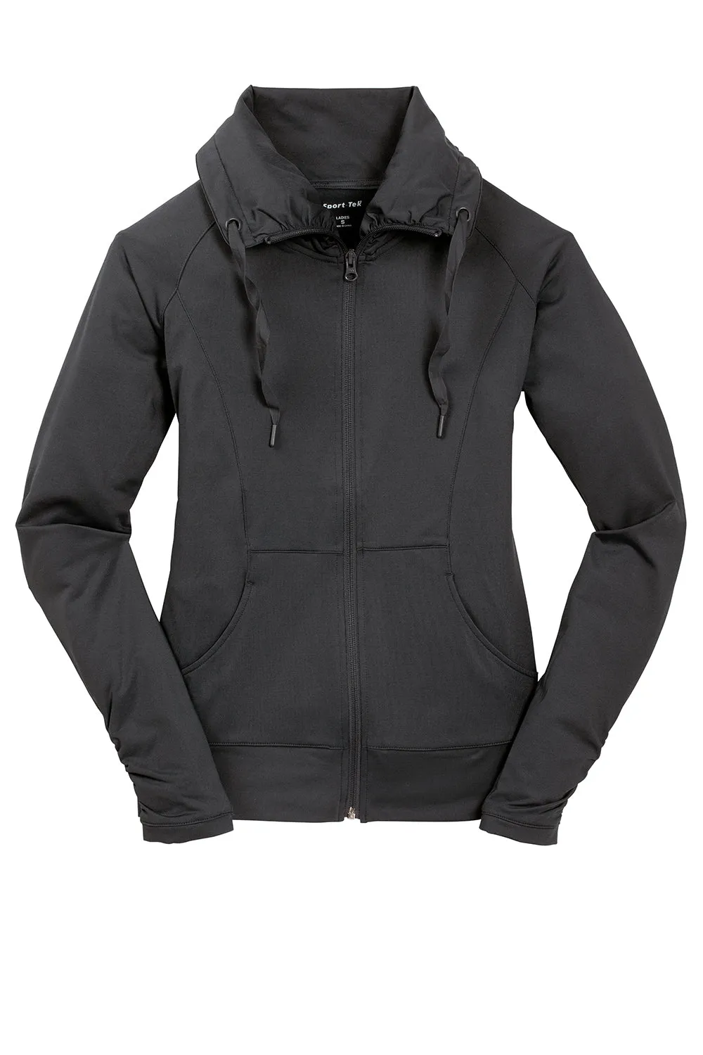 Sport-Tek Damen Sport-Wick Feuchtigkeitstransportierende Reißverschlussjacke - Anthrazitgrau