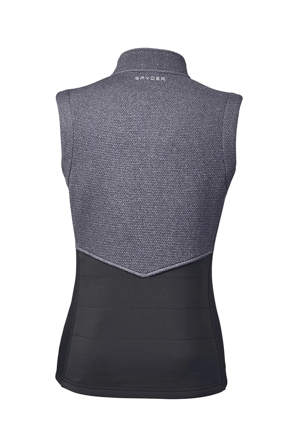 Spyder Damen Pursuit Weste mit vollem Reißverschluss - Heather Schwarz/Schwarz