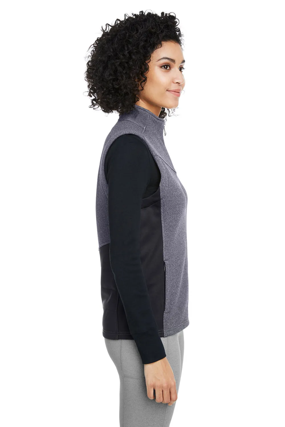 Spyder Damen Pursuit Weste mit vollem Reißverschluss - Heather Schwarz/Schwarz