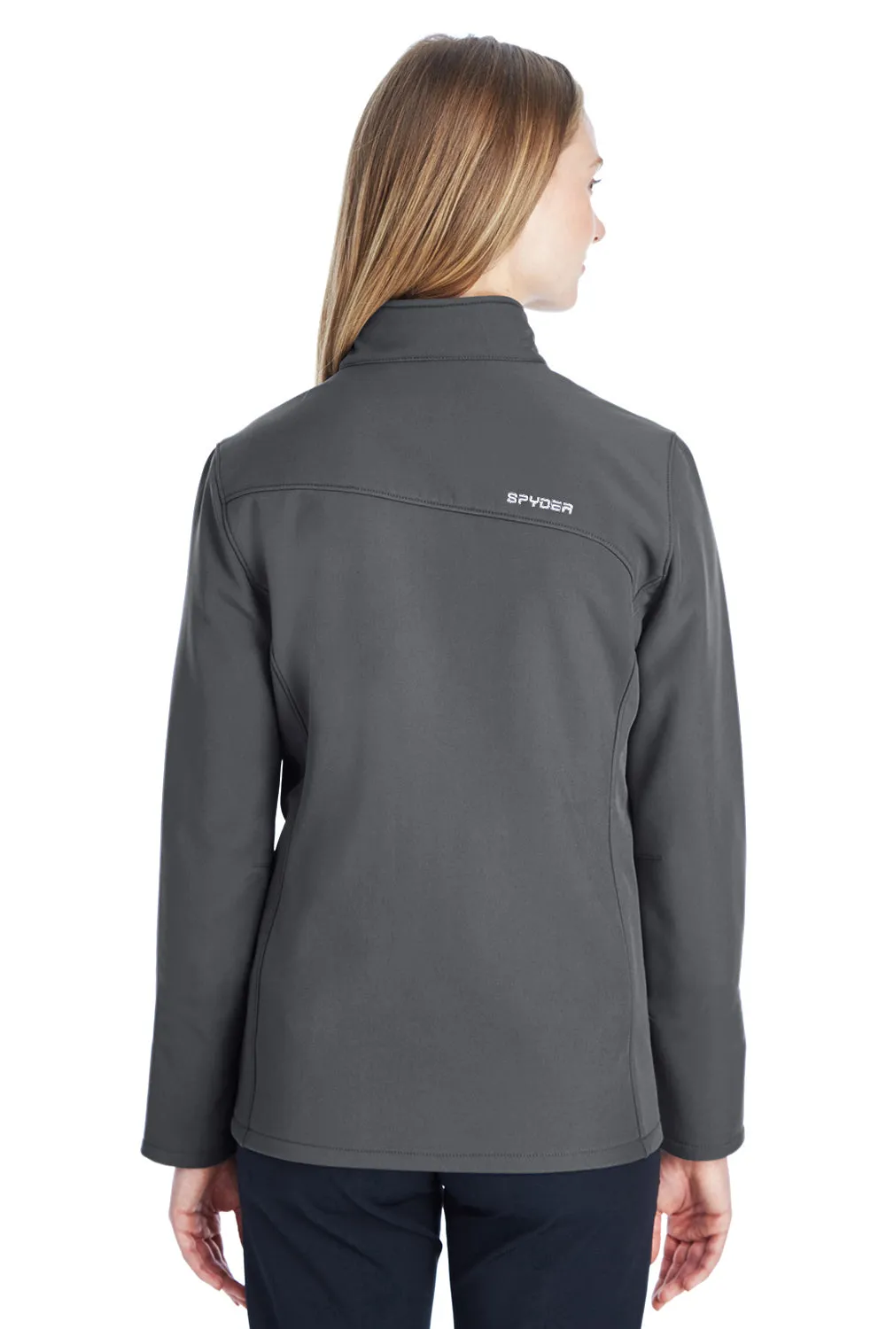 Spyder Damen Transport Full-Zip Jacke - Polargrau