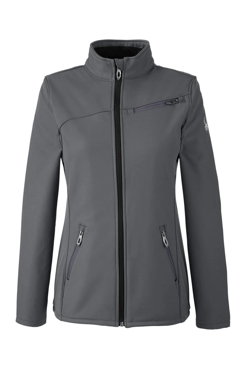 Spyder Damen Transport Full-Zip Jacke - Polargrau
