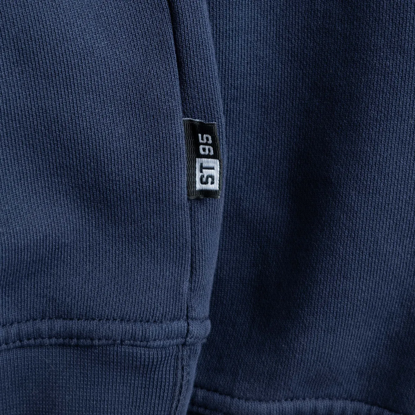 ST95 Sole Nucleo Übergroße Kapuzenpullover Marineblau