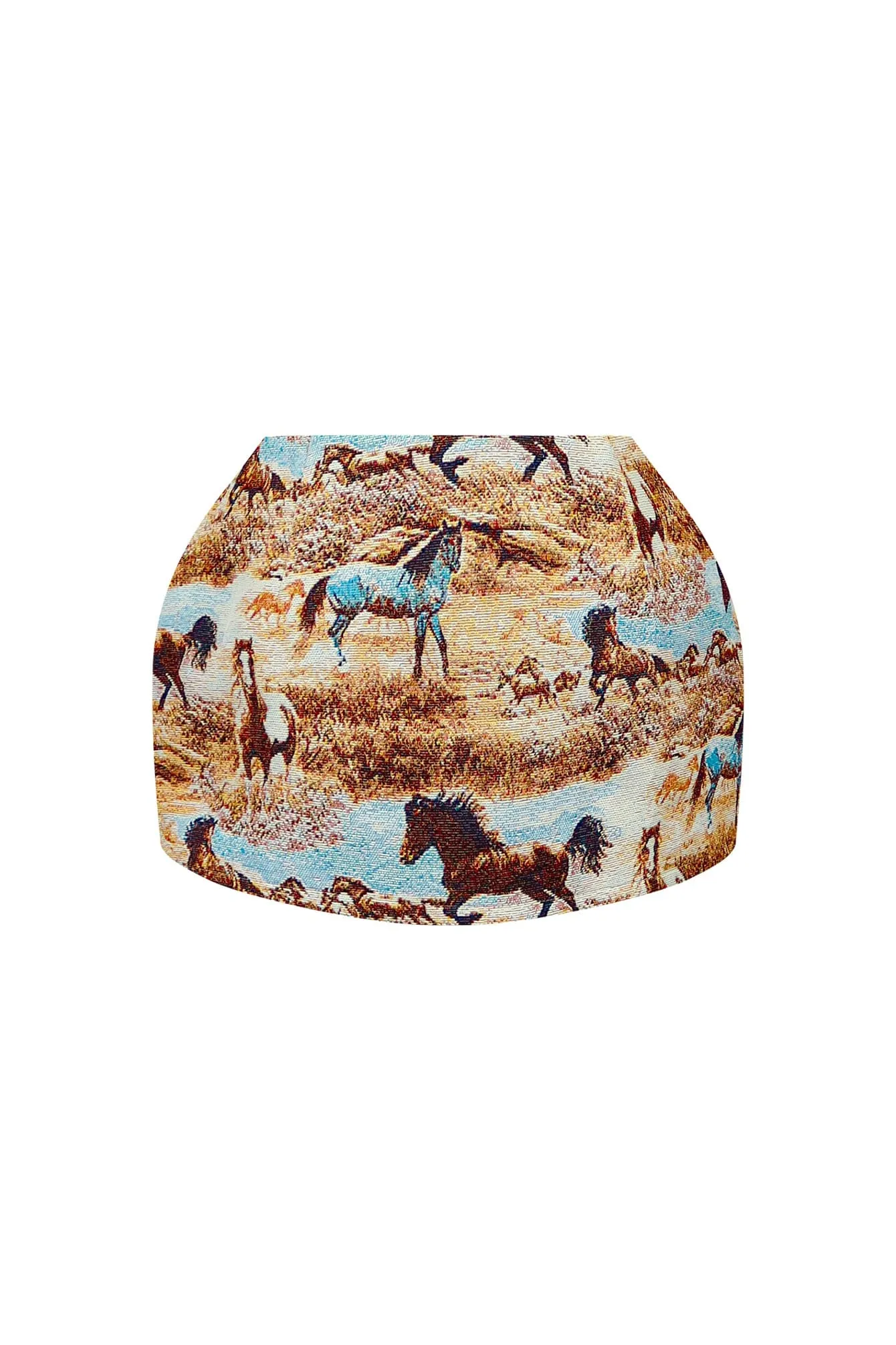 Stallion Print Minirock