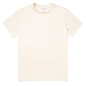 Sunspel Damen Boy-Fit Rundhals-T-Shirt Ungefärbt