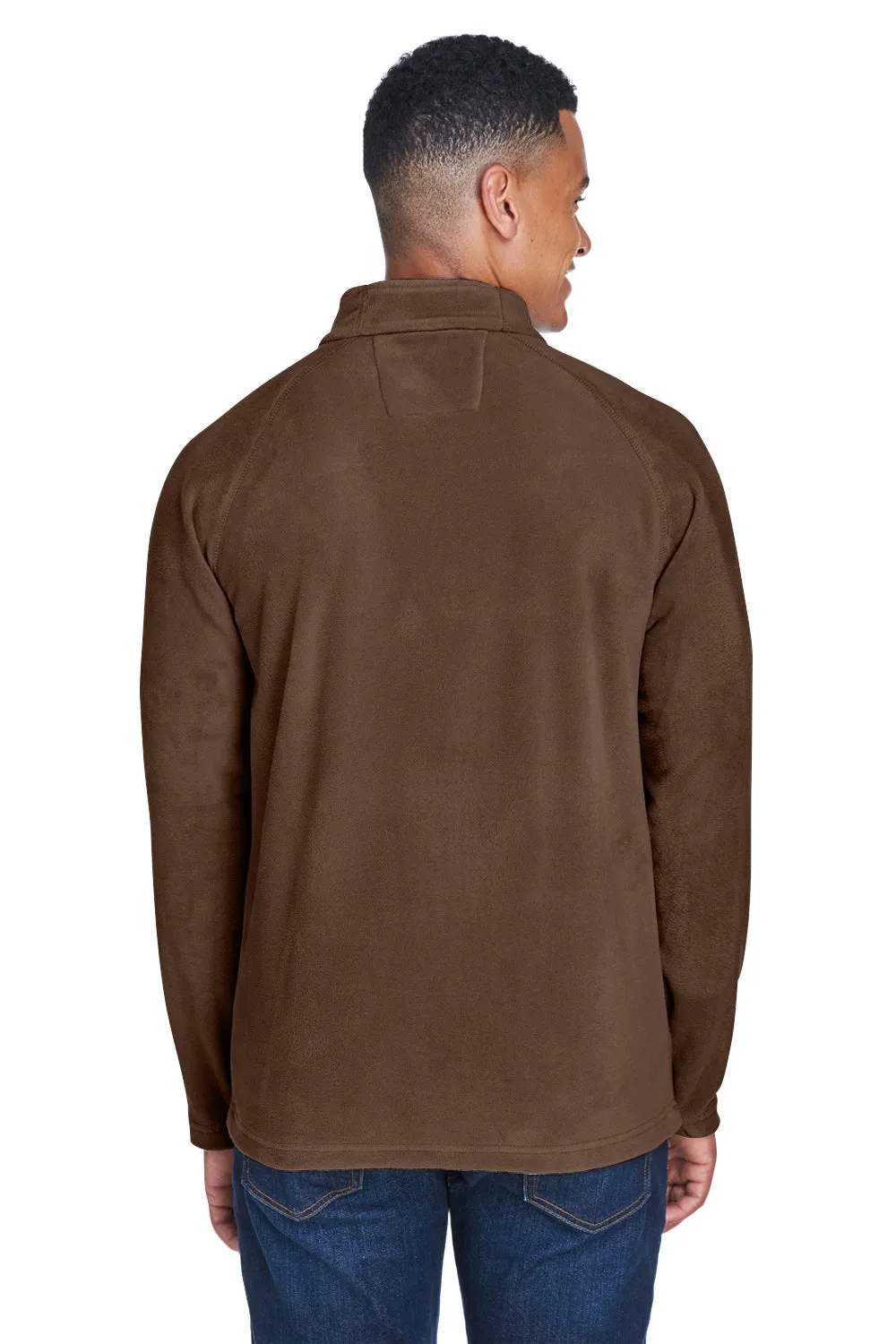 Team 365 Herren Campus Pill Resistente Mikrofleece Full-Zip Jacke - Dunkelbraun