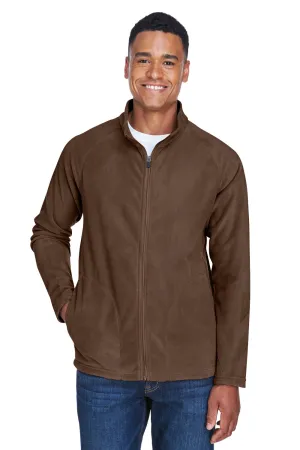 Team 365 Herren Campus Pill Resistente Mikrofleece Full-Zip Jacke - Dunkelbraun
