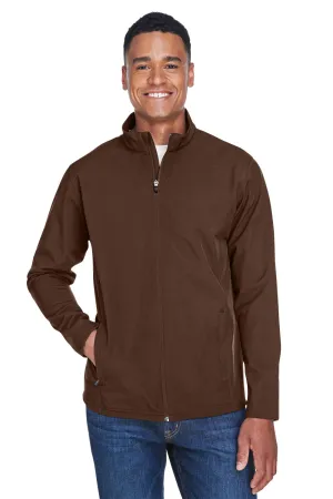 Team 365 Herren Leader Wind- & wasserdichte Reißverschlussjacke - Dunkelbraun
